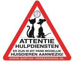 noodsticker Sophia-Vereeniging